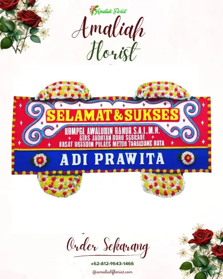 Papan Bunga Ucapan Selamat Bolang